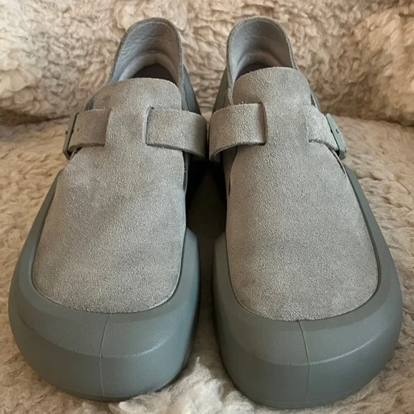 Birkenstock Reykjavik shoe, in Pure Sage nubuck leather, unisex EU 40 (L9/M7) - Picture 2 of 10